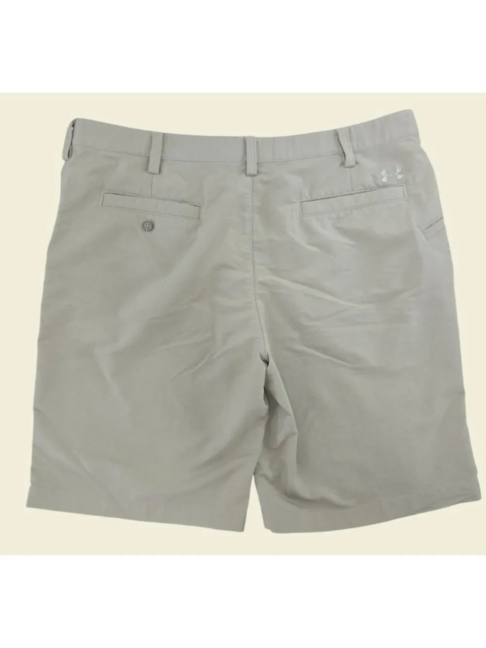 Under Armour Mens Khaki Golf Shorts 40